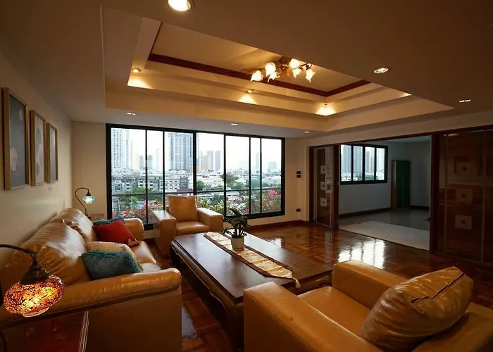 Rooftop Paradise & Koi Pond-6br Hideaway@icon Siam 別荘 *